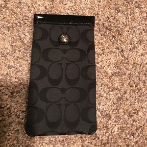 Coach sunglasses/eyeglass case